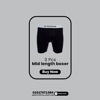 Pack Mid boxer (5 Pcs)