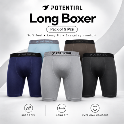 Pack Long boxer (5 Pcs)