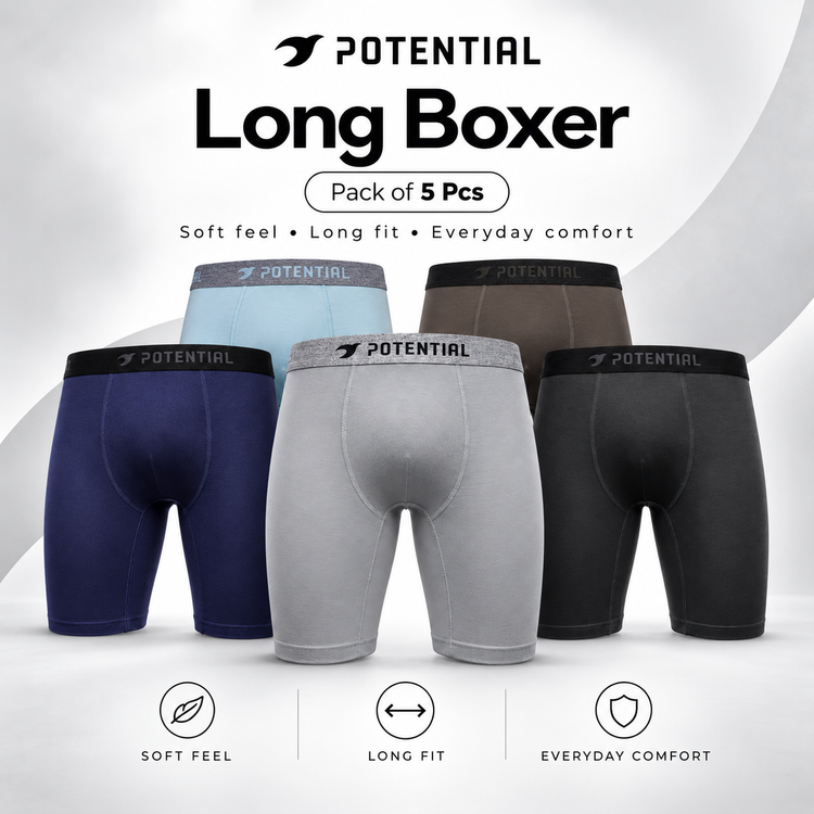 Pack Long boxer (5 Pcs)