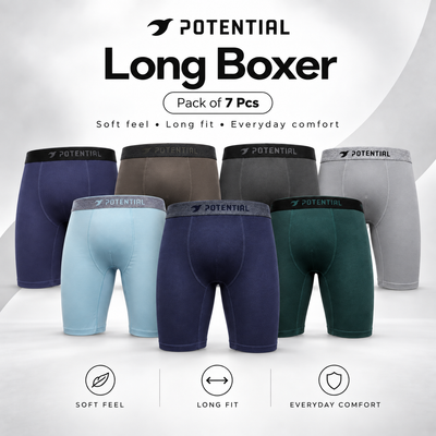 Pack Long boxer (7 Pcs)