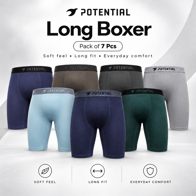 Pack Long boxer (7 Pcs)