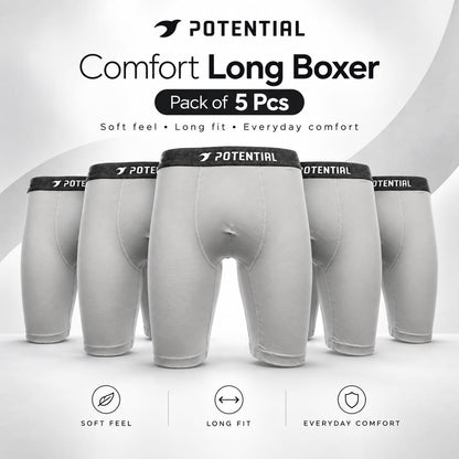 Pack Comfort Long boxer (5 Pcs)
