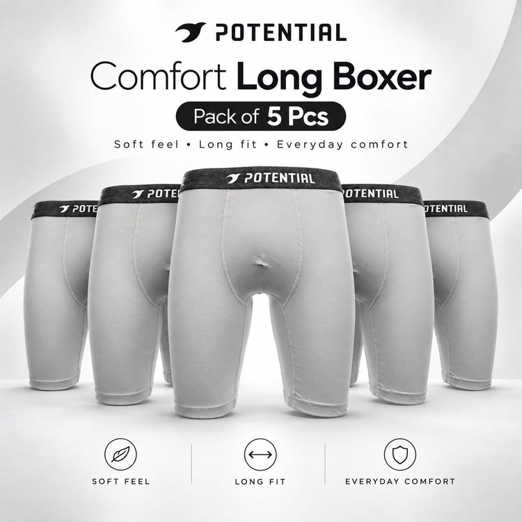 Pack Comfort Long boxer (5 Pcs)